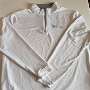 Peter Millar Gray and Cream Top